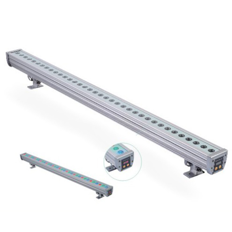 DG5084NET-LED洗墻燈24W36W防水線(xiàn)型燈七彩DMX512戶(hù)外樓體輪廓燈廣告泛光燈