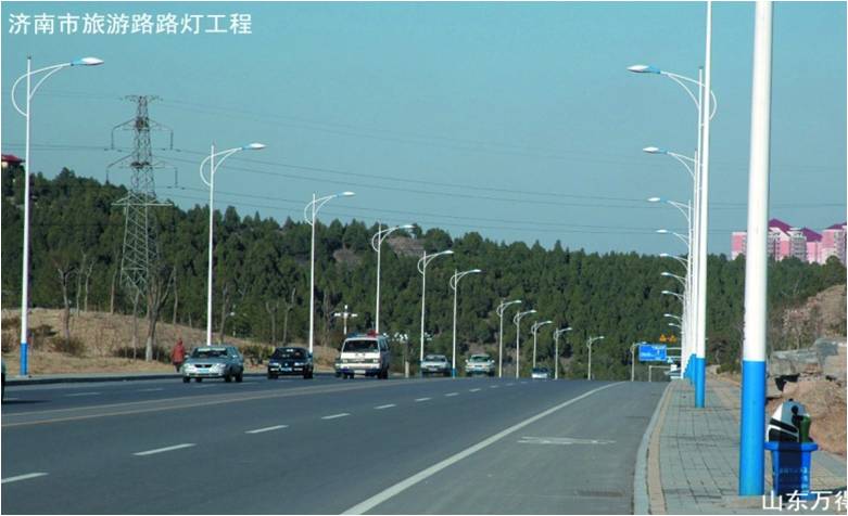 燕山立交橋、濟南市旅游路燈亮化工程-路燈照明工程